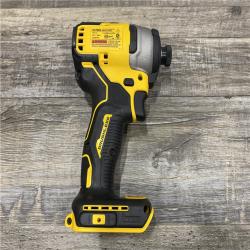 AS-IS DEWALT Atomic 20V Max Lithium-Ion Brushless Cordless Compact 1/4 in. Impact Driver Kit
