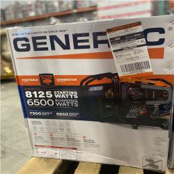 DALLAS LOCATION- Generac 8125/6500-Watt-Electric Switch Gasoline/Propane-Portable Generator