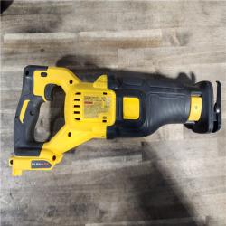 HOUSTON LOCATION - AS-IS DEWALT FLEXVOLT 60V MAX Cordless Brushless Reciprocating Saw with (1) FLEXVOLT 9.0Ah Battery