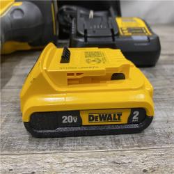 AS-IS DEWALT 20V MAX XR Lithium-Ion Cordless 18-Gauge Narrow Crown Stapler Kit