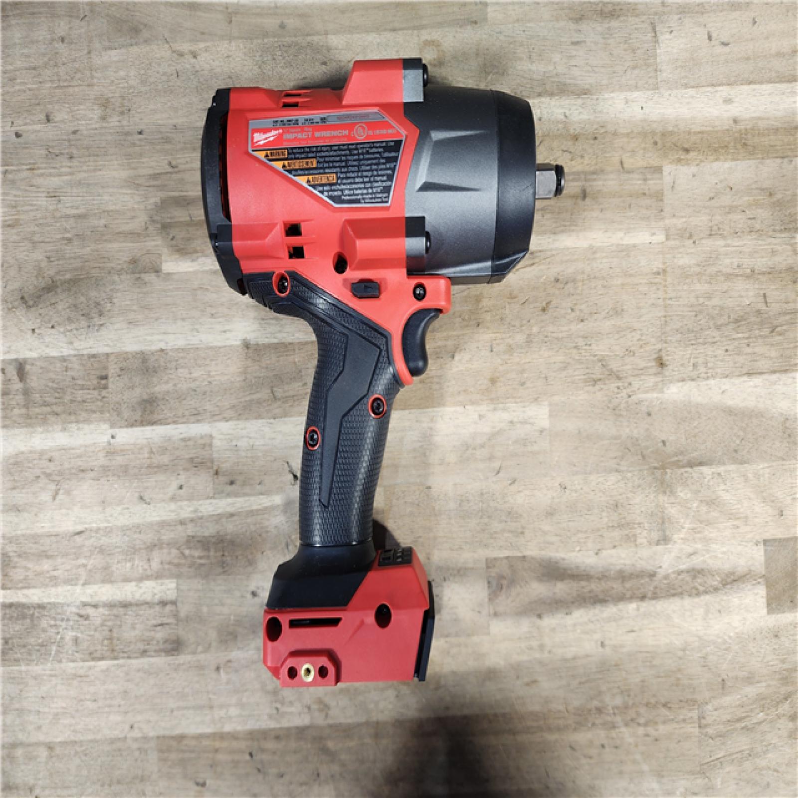 HOUSTON LOCATION - AS-IS Milwaukee  FUEL 18V Lithium-Ion Brushless Cordless 1/2 in. Impact Wrench with Friction Ring (Tool-Only)
