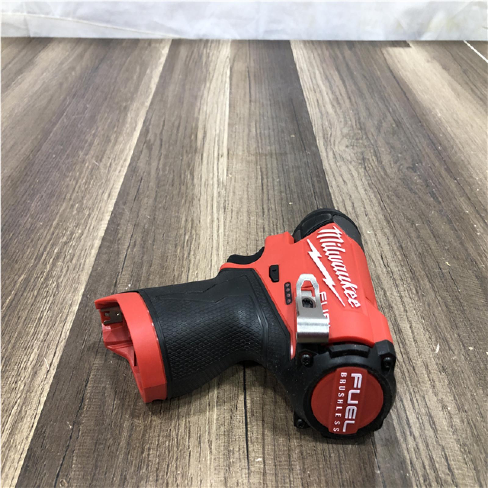 AS-IS Milwaukee FUEL 18V Lithium-Ion Brushless Cordless Hammer Drill and Impact Driver Combo Kit
