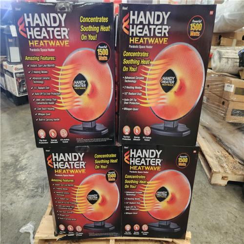 Phoenix Location 1500-Watt 18.5 in. Electric Ceramic Parabolic Space Heater with Tip-Over Safety Pallet (13 Heaters)