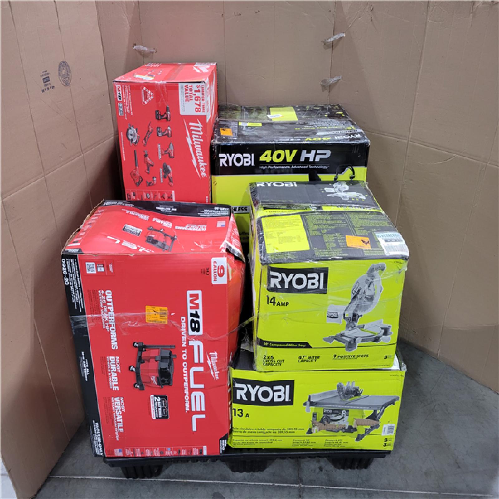 CALIFORNIA AS-IS TOOL PALLET