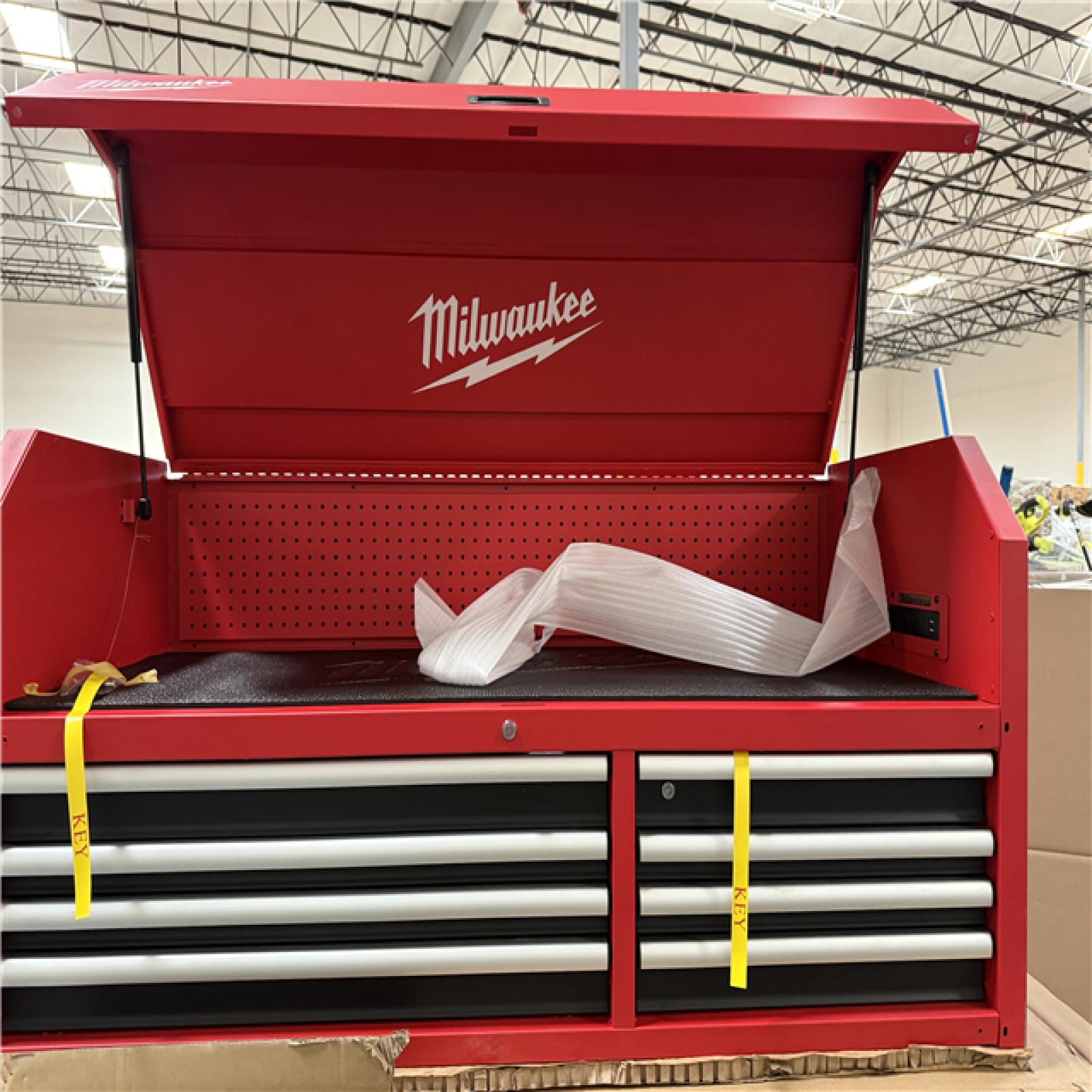California AS-IS Milwaukee High Capacity Steel Storage Chest & Cabinet