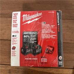California NEW Milwaukee M18 Red Lithium Batteries  (2) & Charger