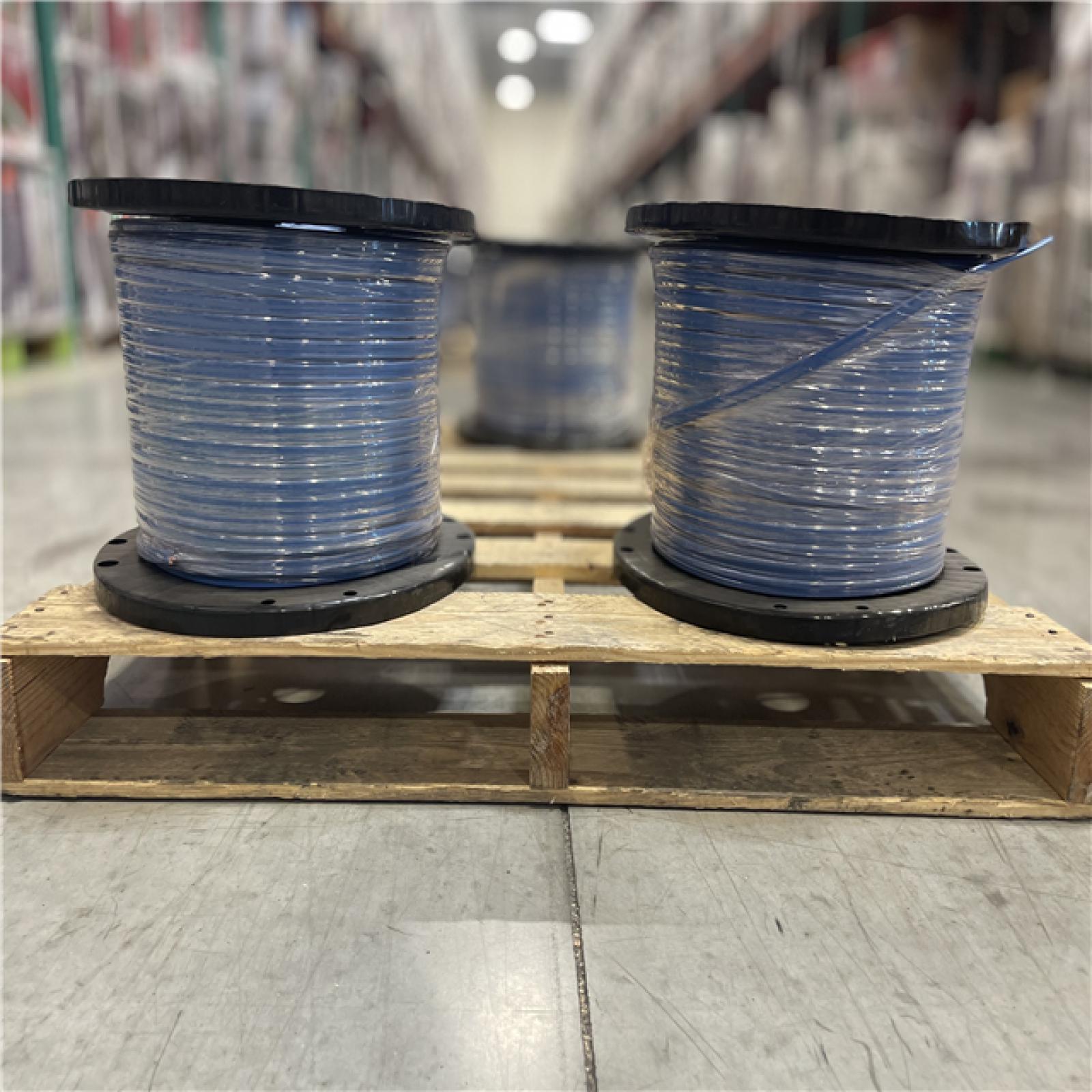 DALLAS LOCATION - SOUTHWIRE NMB 14/3 G BLUE JKT 1 000SP PALLET-(3 SPOOLS)