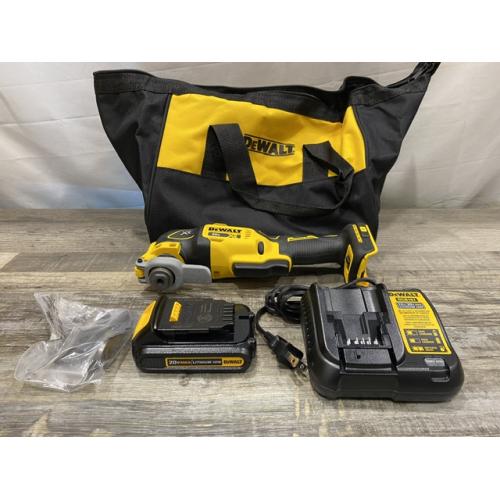 AS-IS DEWALT 20V MAX XR Cordless Brushless 3-Speed Oscillating Multi Tool Kit