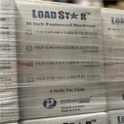 DALLAS LOCATION- LOAD STAR 16INCH ENGINEERED HANDWRAP PALLET-(256 ROLLS)