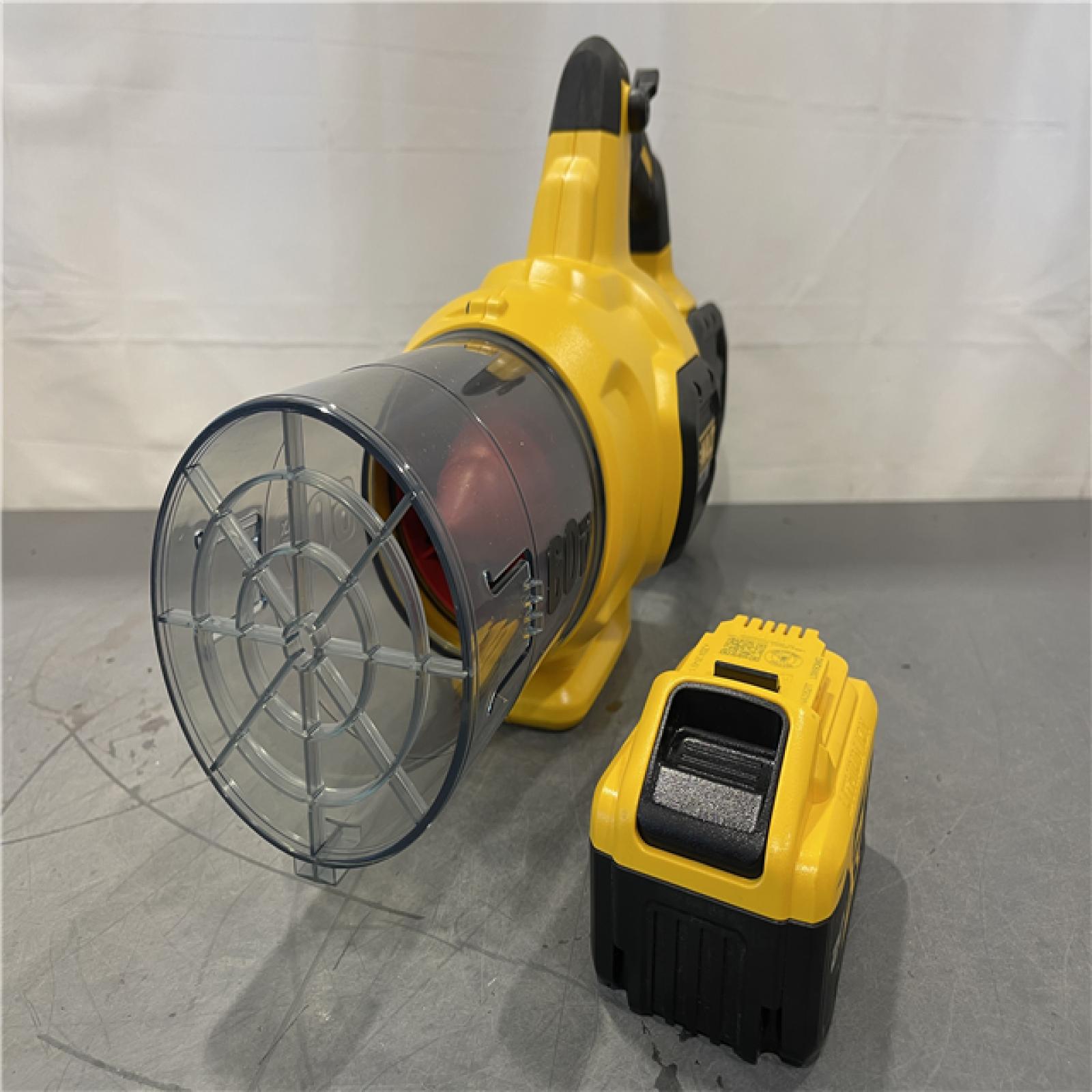 AS-IS - DeWalt FLEXVOLT 60V MAX 125 MPH 600 CFM Brushless Cordless Battery Powered Blower Kit