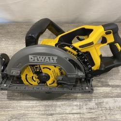 AS-IS DEWALT FLEXVOLT 60V MAX Cordless Brushless 7-1/4 in. Wormdrive Style Circular Saw (Tool Only)