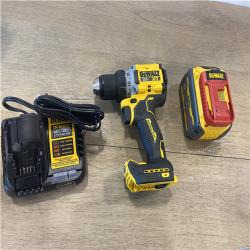 AS-IS DEWALT 20V MAX XR Lithium-Ion Brushless Cordless 1/2 in. Drill/Driver Kit