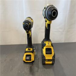 AS-IS - DEWALT 20V MAX Cordless Brushless Hammer Drill/Driver 2 Tool Combo Kit