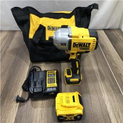 AS-IS DEWALT 20V MAX Lithium-Ion Cordless 1/2 in. Impact Wrench Kit