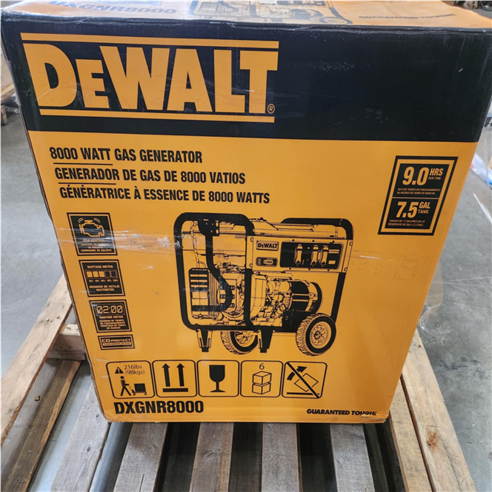 Phoenix NEW DEWALT 10,000/8,000-Watt Electric Start Gas Powered Portable Generator w/ CO protection for Jobsites and Home Power Outages