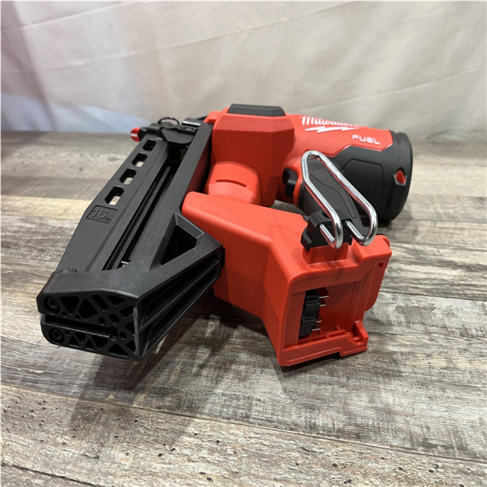 AS-IS Milwaukee FUEL 18-Volt Lithium-Ion Brushless Cordless Gen ll 16-Gauge Straight Finish Nailer (Tool Only)