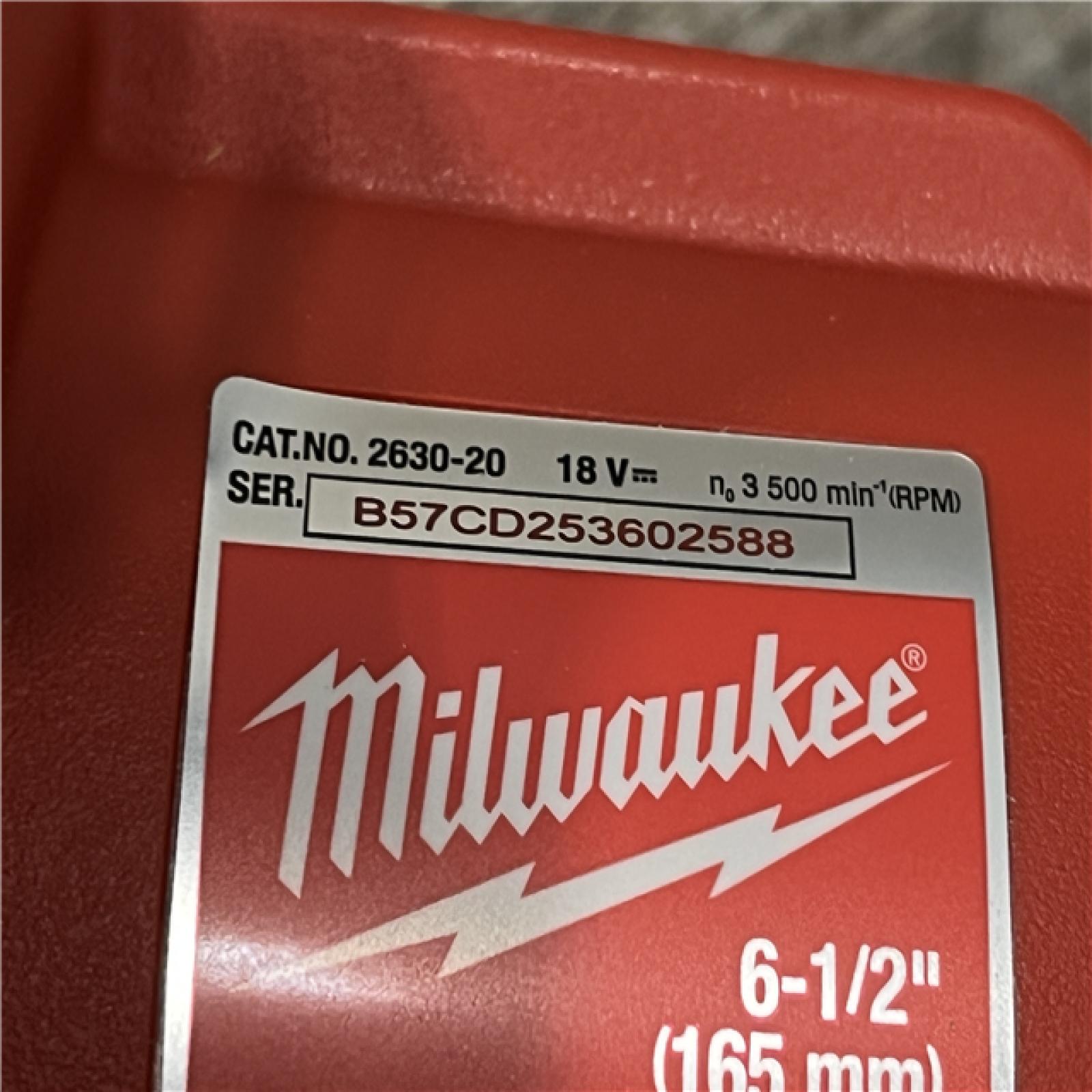 AS-IS Milwaukee 18V Lithium-Ion Cordless 6-1/2 in. Circular Saw (Tool-Only)