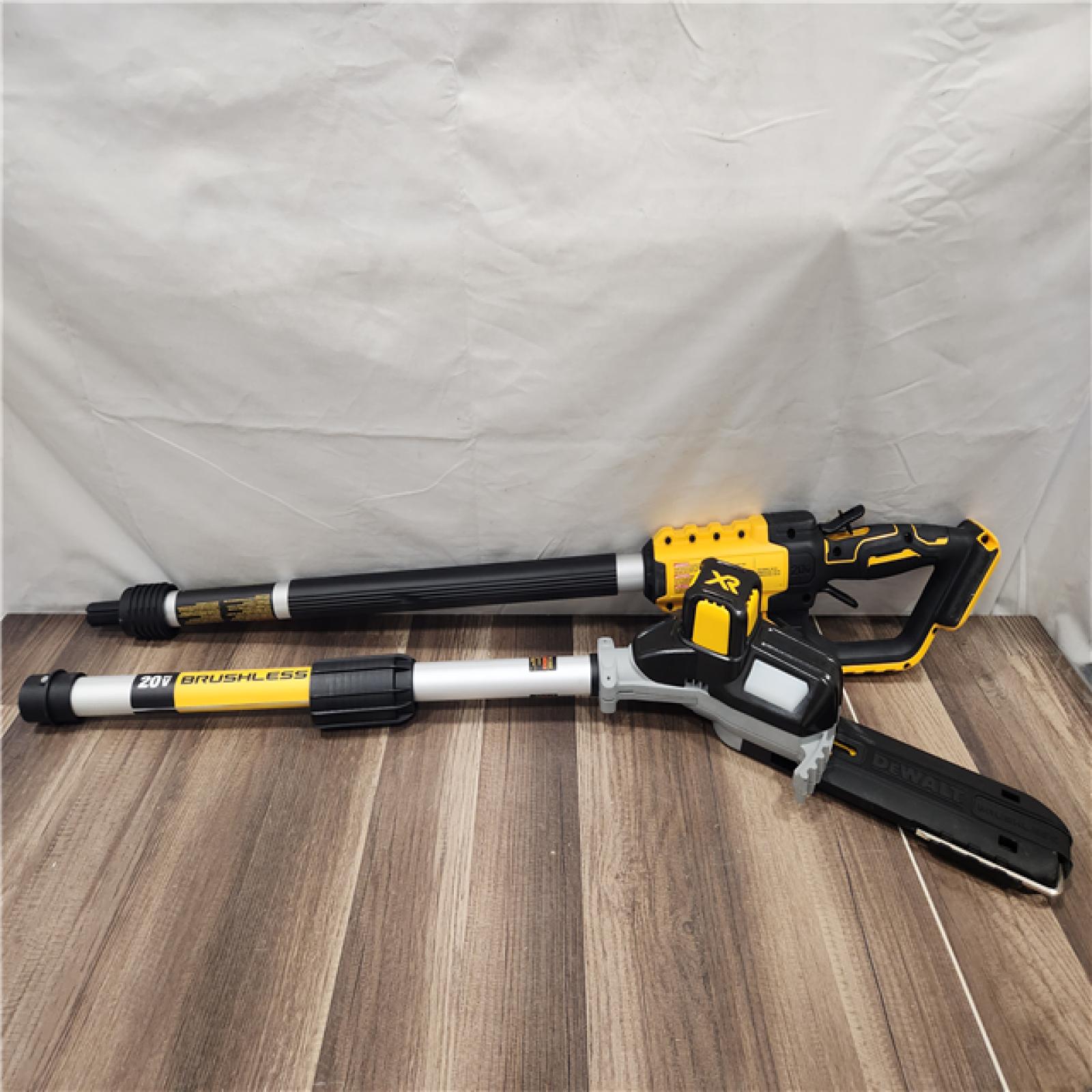AS-IS- 20V MAX 8in. Brushless Cordless Battery Powered Pole Saw Kit with (1) 4 Ah Battery & Charger