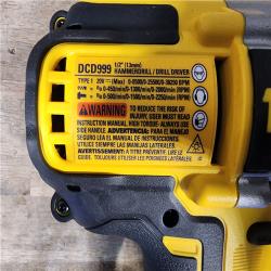HOUSTON LOCATION - AS-IS Dewalt DCD999B 20V MAX Flexvolt 1/2  Cordless Hammer Drill (TOOL ONLY)