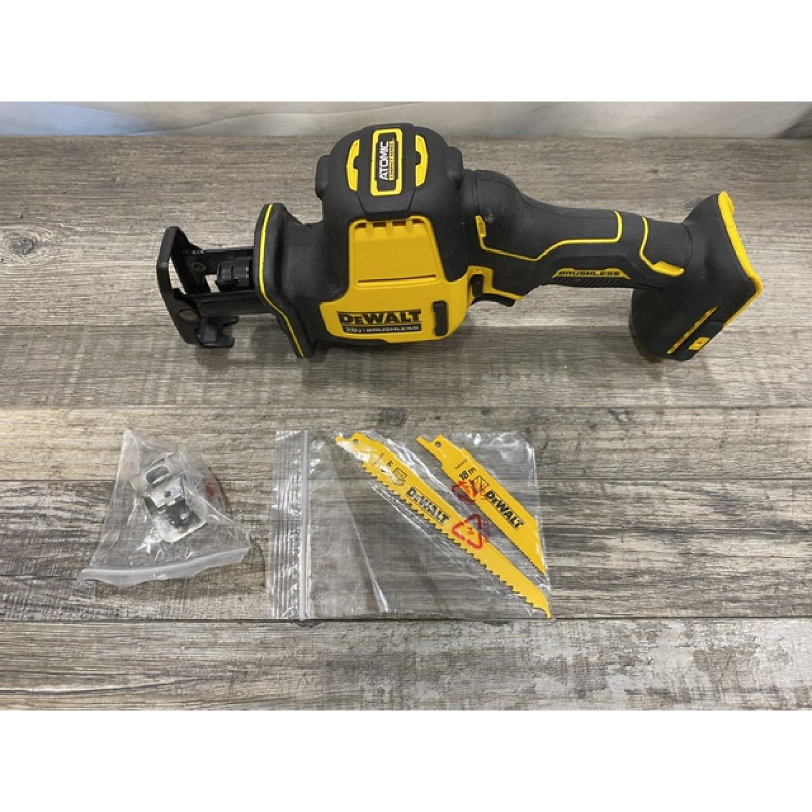 AS-IS DEWALT ATOMIC 20V MAX Cordless Brushless Compact Reciprocating Saw (Tool Only)