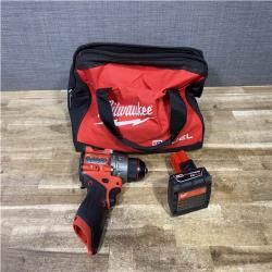 Houston Location AS-IS Milwaukee FUEL Hammer Drill Driver and Battery