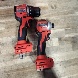 HOUSTON LOCATION - AS-IS Milwaukee 18-Volt Lithium-Ion Brushless Cordless Compact Hammer Drill/Impact Combo Kit