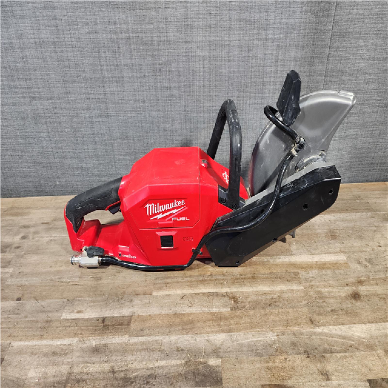 HOUSTON LOCATION - AS-IS Milwaukee M18 FUEL 9 Cut-Off Saw with ONE-KEY (TOOL ONLY)