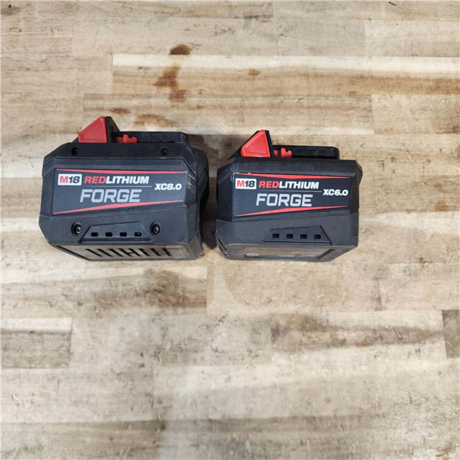 HOUSTON LOCATION - AS-IS MILWAUKEE FORGE BATTERY PACK QTY - 2