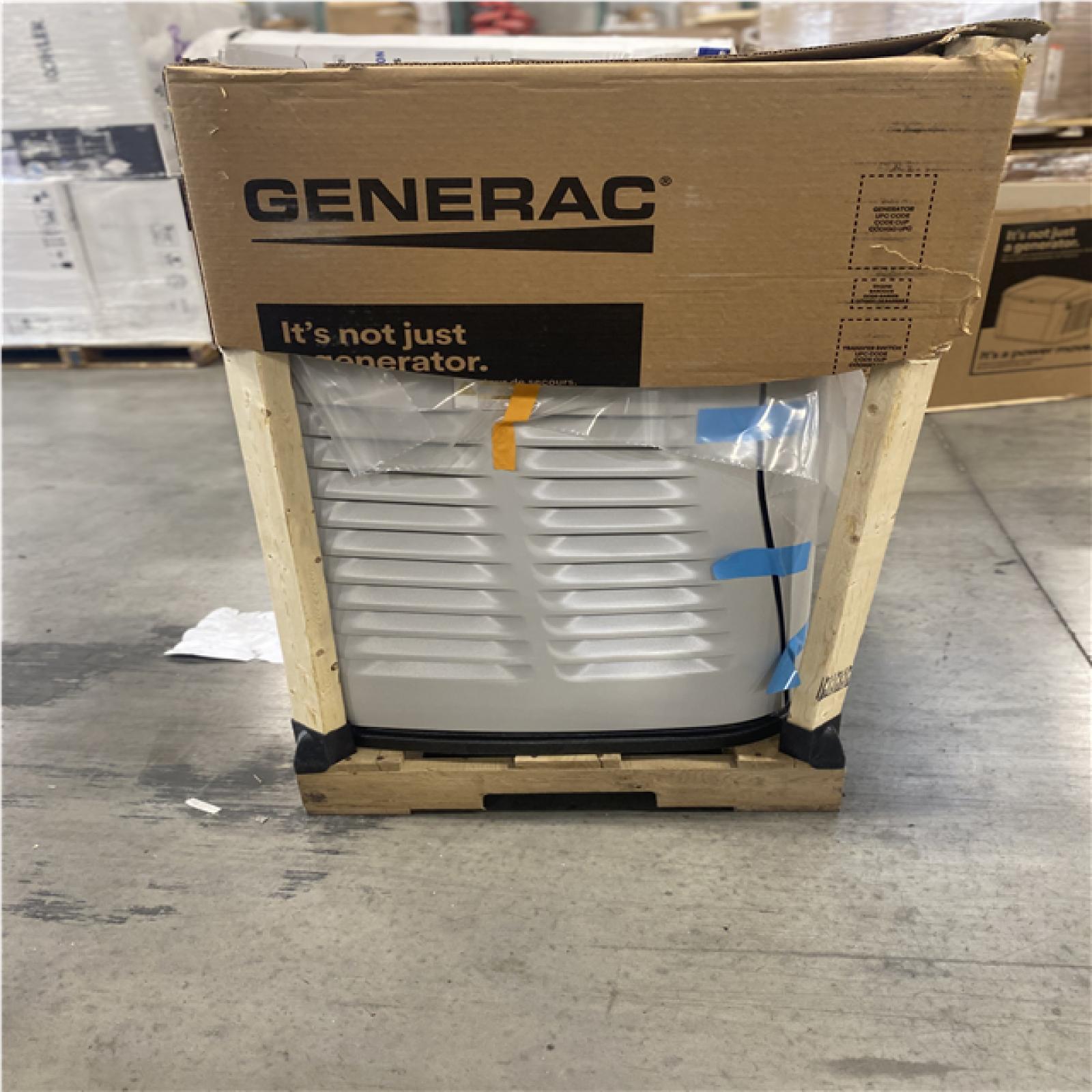 DALLAS LOCATION- Generac 24kW Natural Gas or Propane Generator and 200 Amp Transfer Switch
