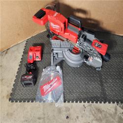 HOUSTON LOCATION - AS-IS (APPEARS LIKE NEW) M18 FUEL 18V 10 in. Lithium-Ion Brushless Cordless Dual Bevel Sliding Compound Miter Saw Kit with One 8.0 Ah Battery