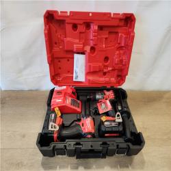 AS-IS- Milwaukee FUEL 18V Lithium-Ion Brushless Cordless Hammer Drill and Impact Driver Combo Kit
