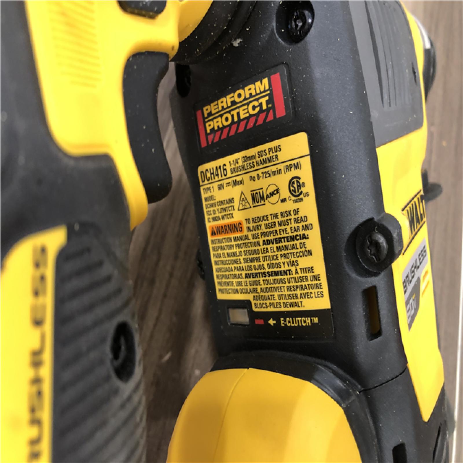 AS-IS DEWALT FLEXVOLT 60V MAX Cordless 1-1/4 in. SDS Plus Rotary Hammer (Tool Only)