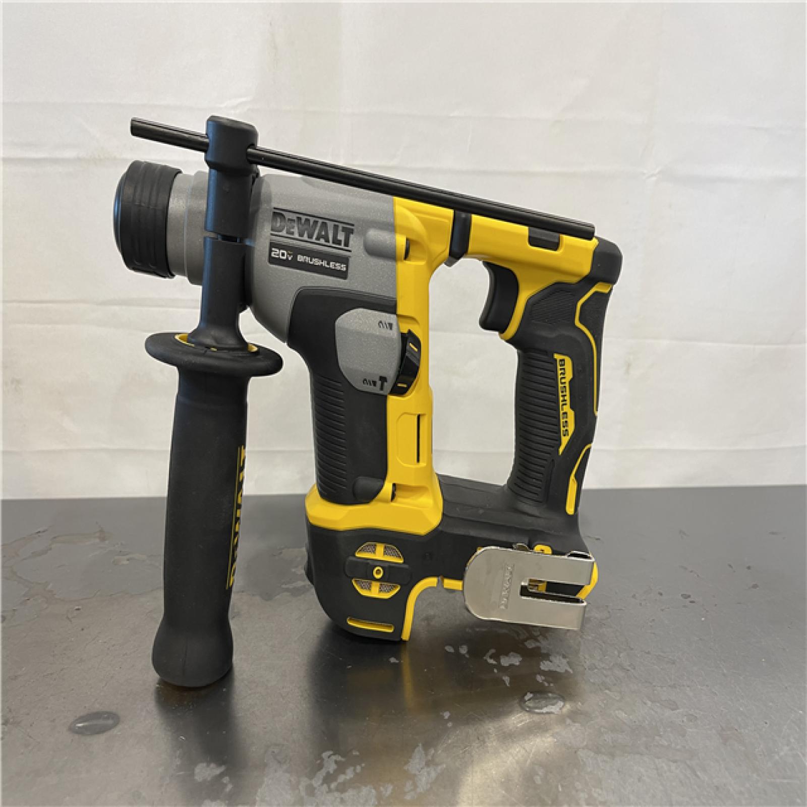 AS-IS- DEWALT ATOMIC 20V MAX Cordless Brushless Ultra-Compact 5/8 in. SDS Plus Hammer Drill (Tool Only)
