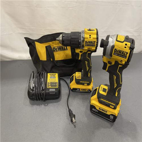 AS-IS - DEWALT ATOMIC 20-Volt Lithium-Ion Cordless 2-Tool Combo