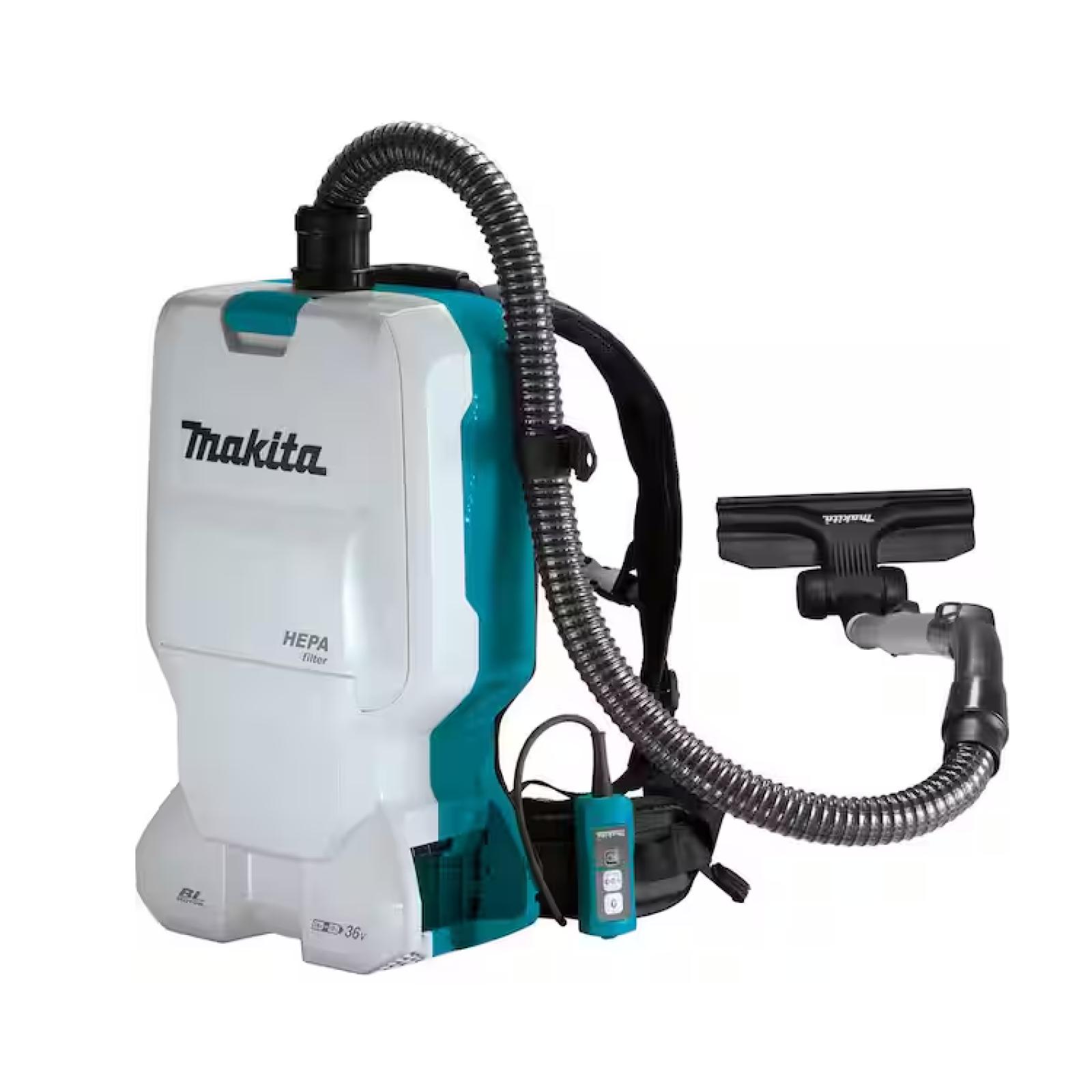 NEW! - Makita 18V X2 LXT Lithium-Ion (36V) Brushless Cordless 1.6 Gal. HEPA Filter Backpack Dry Vacuum (Tool-Only)