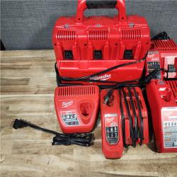 HOUSTON LOCATION - AS - IS MILWAUKEE BATTERY CHARGER PACK QTY - 6
