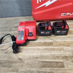 HOUSTON LOCATION - AS-IS Milwaukee FUEL 18V Lithium-Ion Brushless Cordless Hammer Drill and Impact Driver Combo Kit