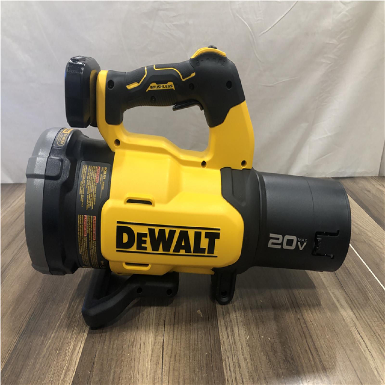 AS-IS DEWALT 20V MAX XR 550 CFM 133 MPH Cordless Battery Powered Blower (Tool-Only)