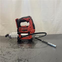 AS-IS- Milwaukee Tool 10,000 PSI 14 Oz Battery-Operated Grease Gun - 48 Flexible Hose, 31 Strokes/oz