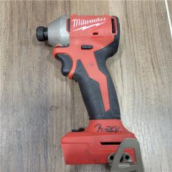 AS-IS Milwaukee  M18 18V Lithium-Ion Compact Brushless Cordless 1/4 in. Impact Driver (Tool-Only)