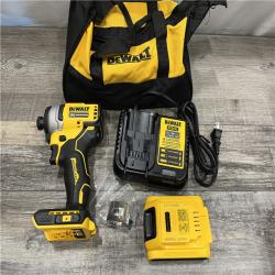 AS-IS DEWALT Atomic 20V Max Lithium-Ion Brushless Cordless Compact 1/4 in. Impact Driver Kit