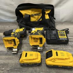 AS-IS DEWALT 20V XR Lithium-Ion Cordless 2-Tool Combo Kit