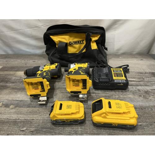 AS-IS DEWALT 20V XR Lithium-Ion Cordless 2-Tool Combo Kit