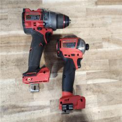 HOUSTON LOCATION - AS-IS MILWAUKEE 2 TOOL COMBO KIT W/ (2) BATTERY & CHARGER