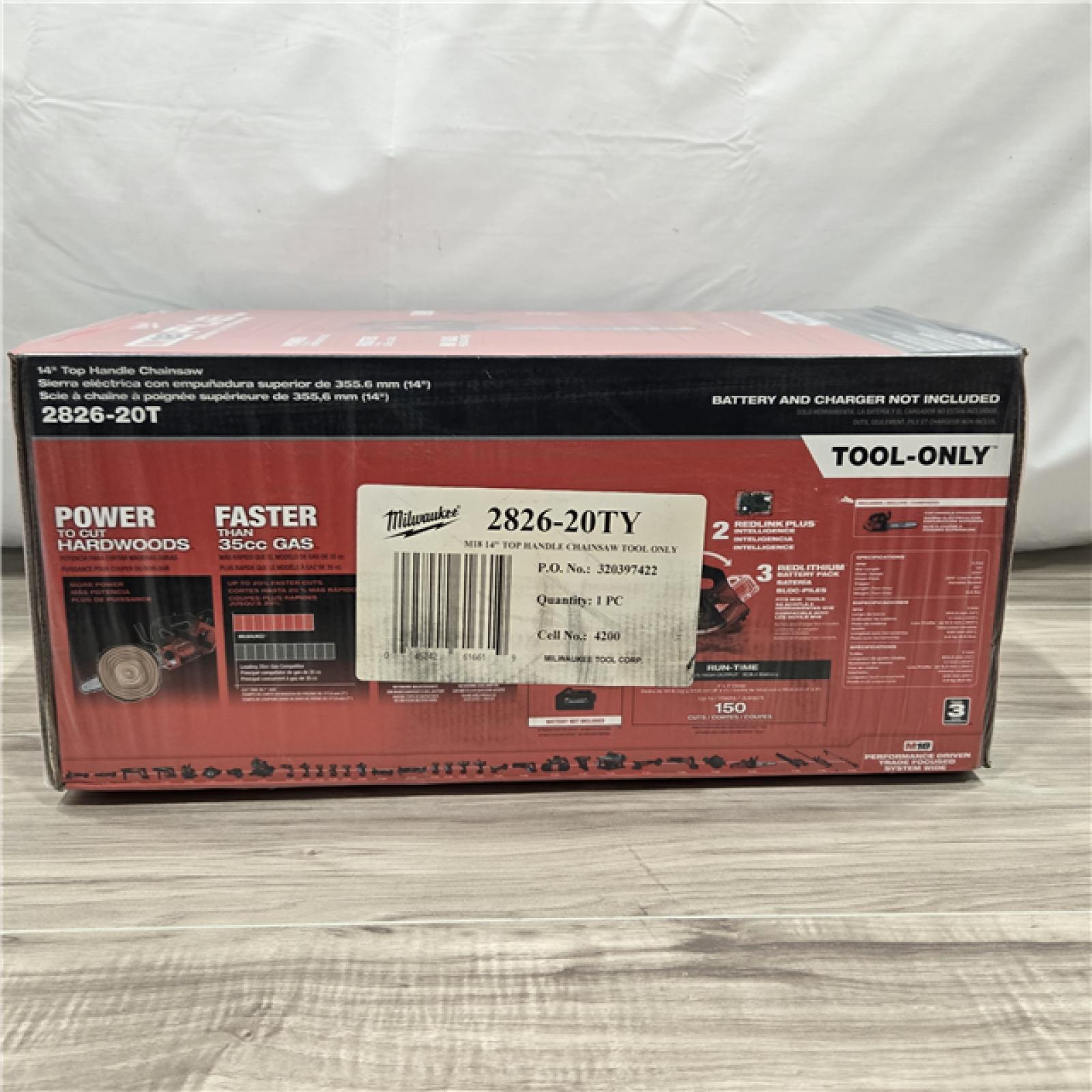 NEW! - Milwaukee Tool M18 FUEL 18V Cordless Chainsaw (Tool-Only)