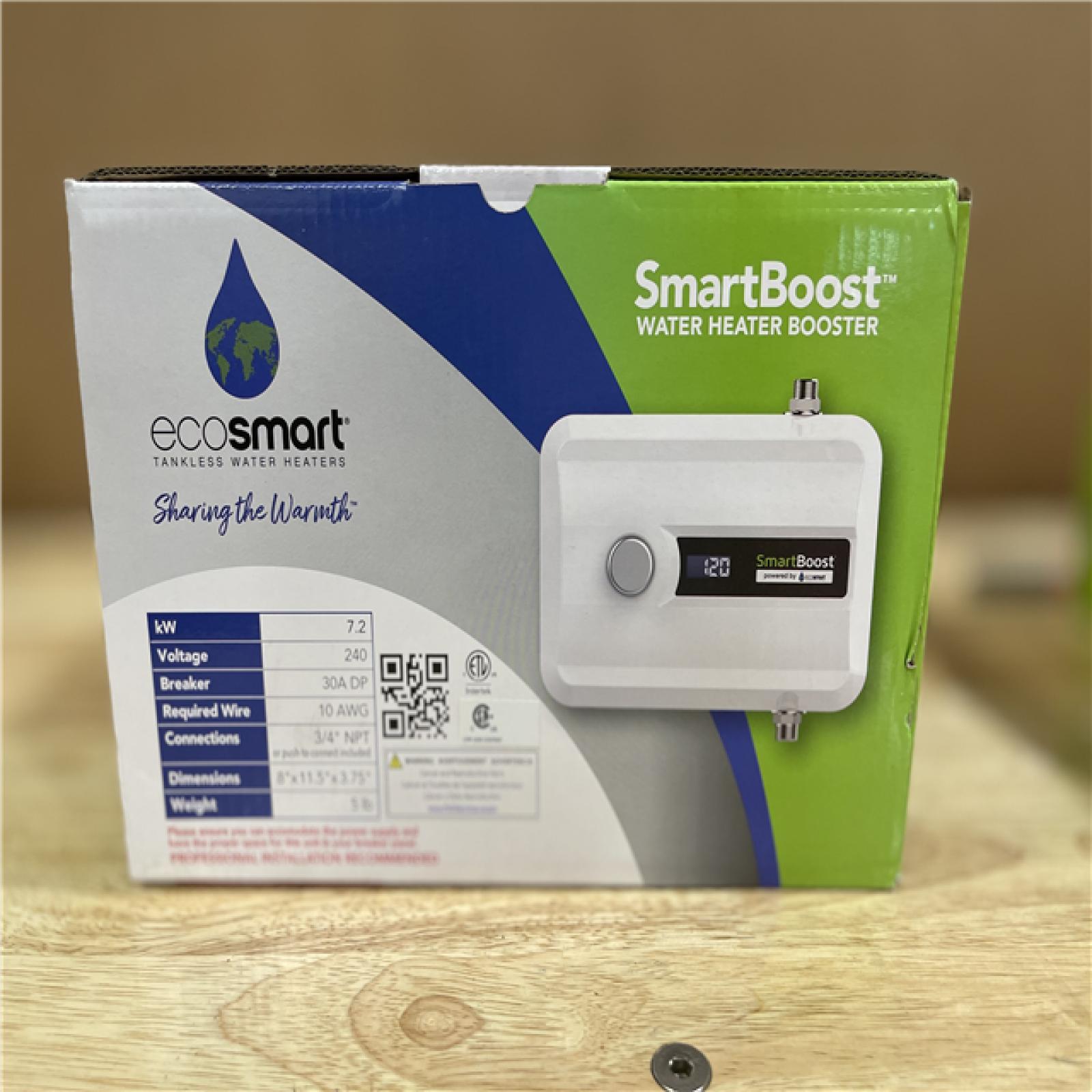 NEW! - EcoSmart SmartBoost 7.2 kW Electric Tank Booster