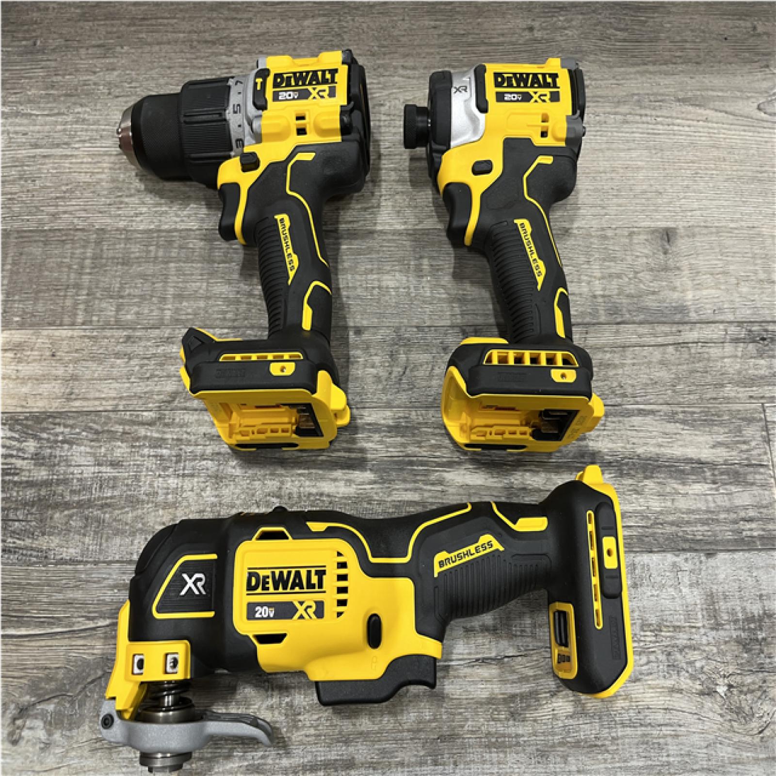 AS-IS DEWALT 20V MAX Lithium-Ion Cordless 3-Tool Combo Kit
