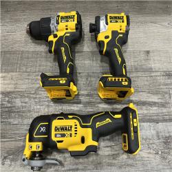 AS-IS DEWALT 20V MAX Lithium-Ion Cordless 3-Tool Combo Kit