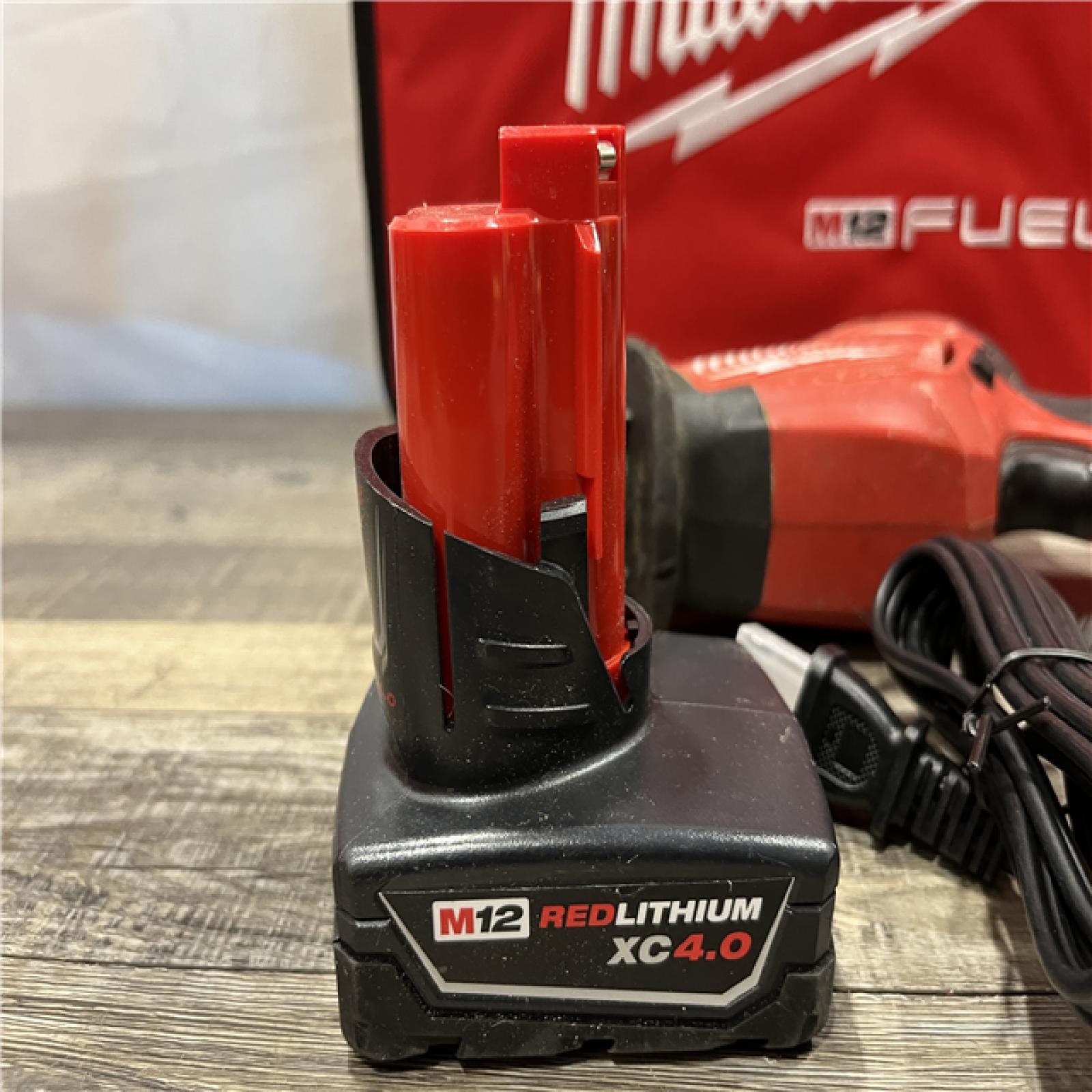 AS-IS Milwaukee FUEL 12V Lithium-Ion Brushless Cordless HACKZALL Reciprocating Saw Kit