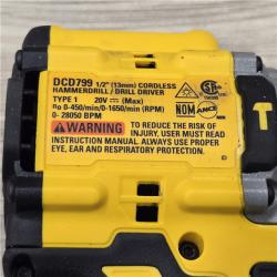 AS-IS DeWalt ATOMIC 20V Lithium-Ion Cordless 1/2 in. Hammer Drill Kit